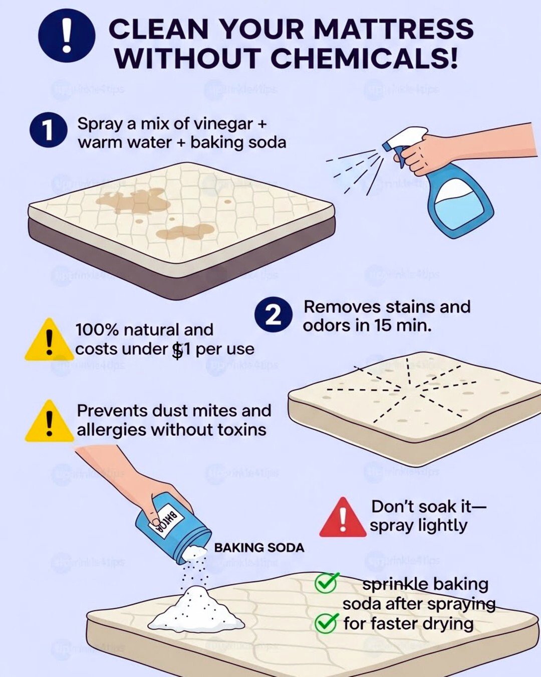 how to clean a mattress
