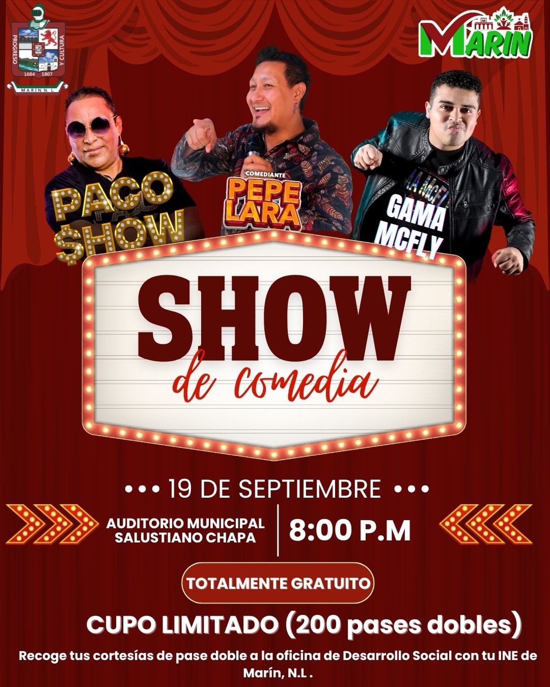 Gobierno - ¡Atención, Marín!🗣 Aún tenemos boletos disponibles🎫 📌 ...
