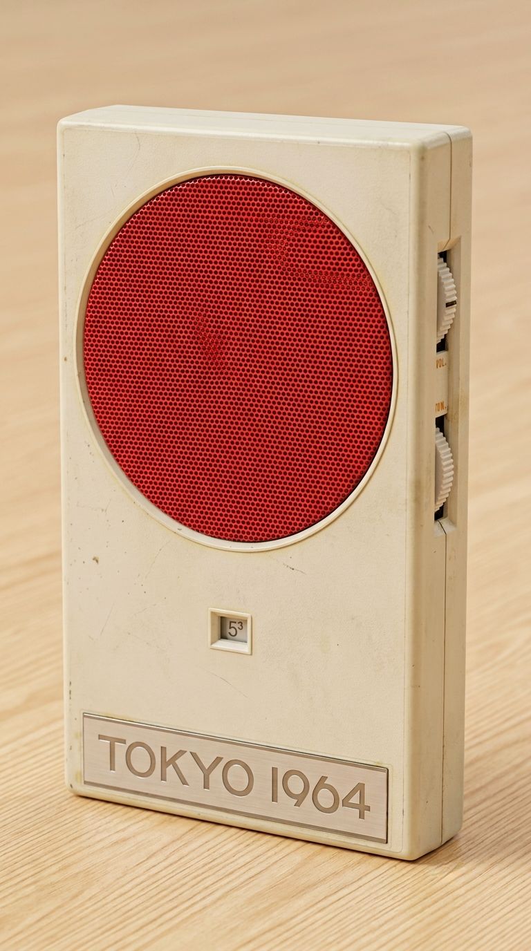 A Tiny Toshiba 6P-64 With A Giant Story: The 1964 Tokyo Olympic