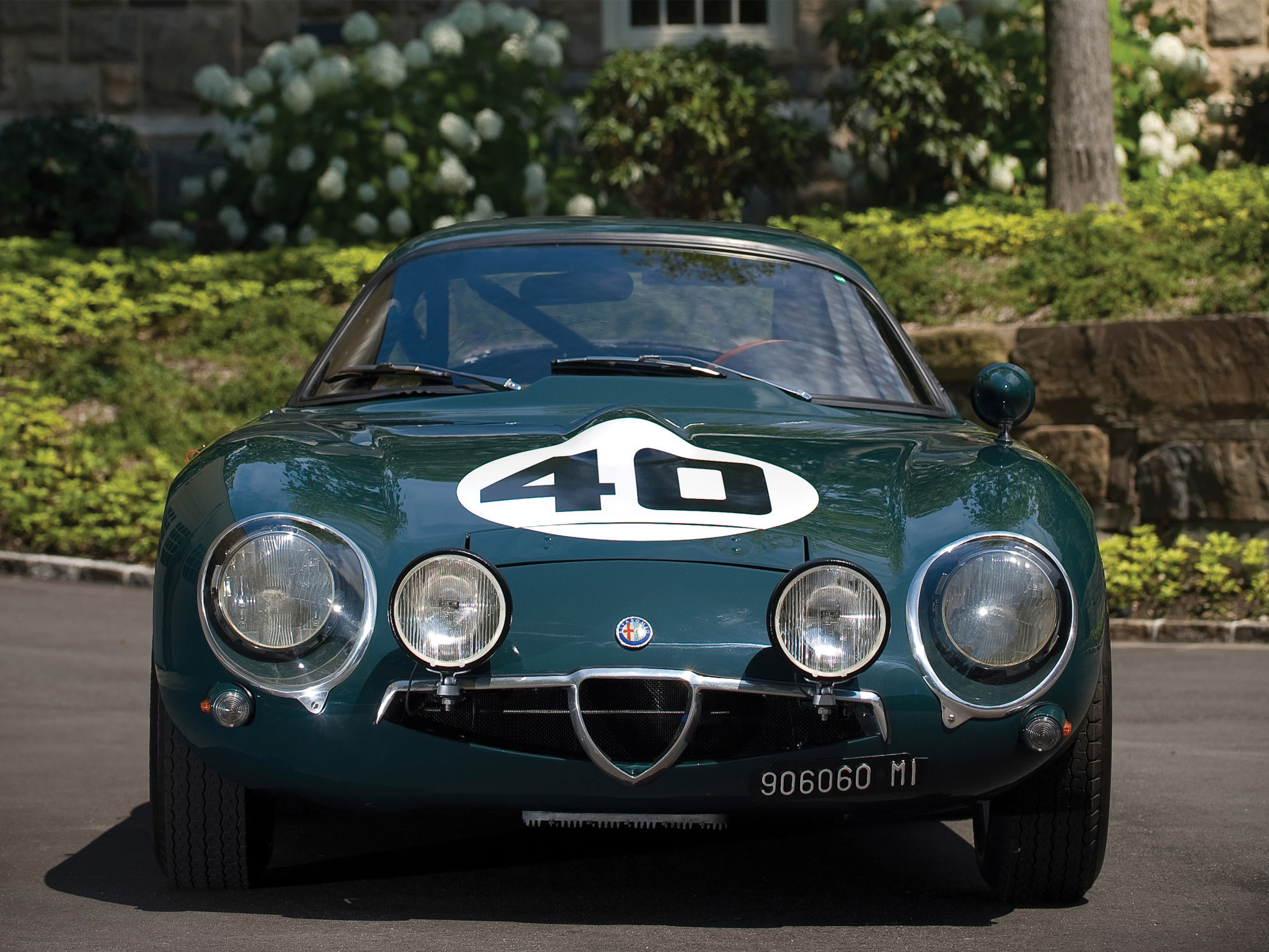 Plaque Tôle Vintage Alfa Romeo Giulia Tubolare Zagato TZ – Neuve