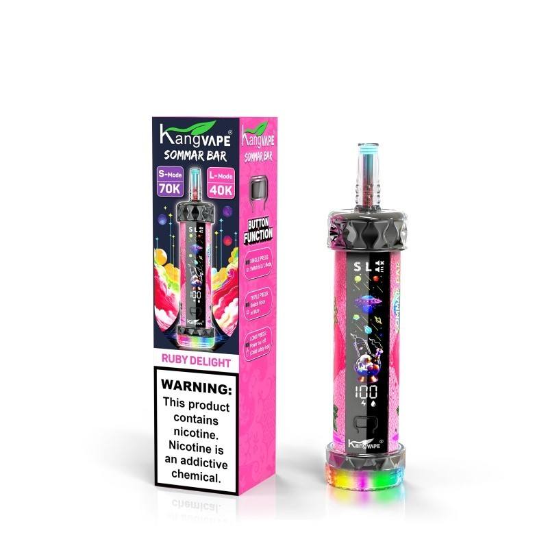 Available now‼️ KANG VAPE‼️SOMMAR BAR 70K ‼️Sound effects ‼️RGP nice 7  colors