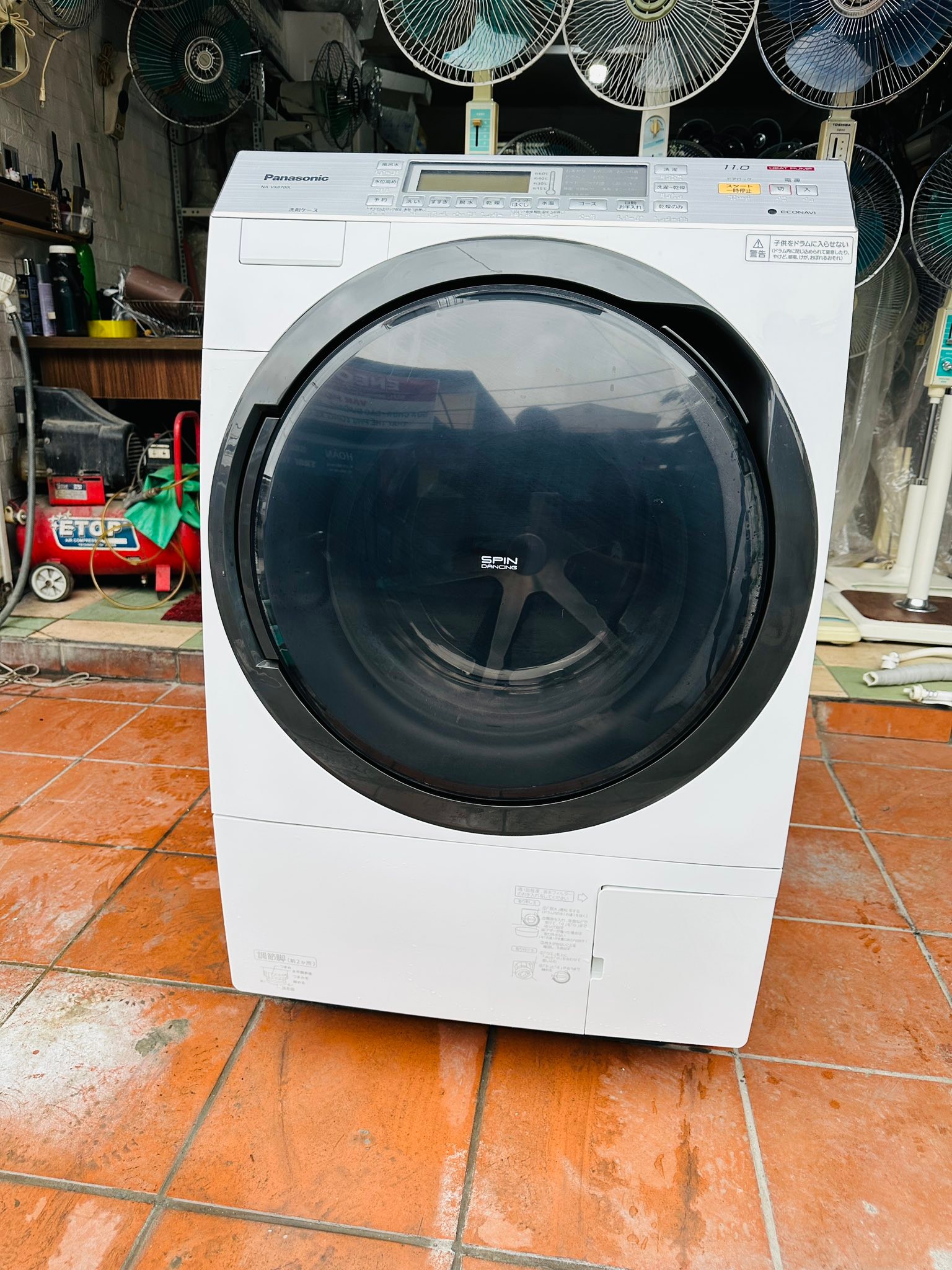 Máy giặt cửa trước #PANASONIC NA-VX8700L 11KG chính hãng Nhật Bản