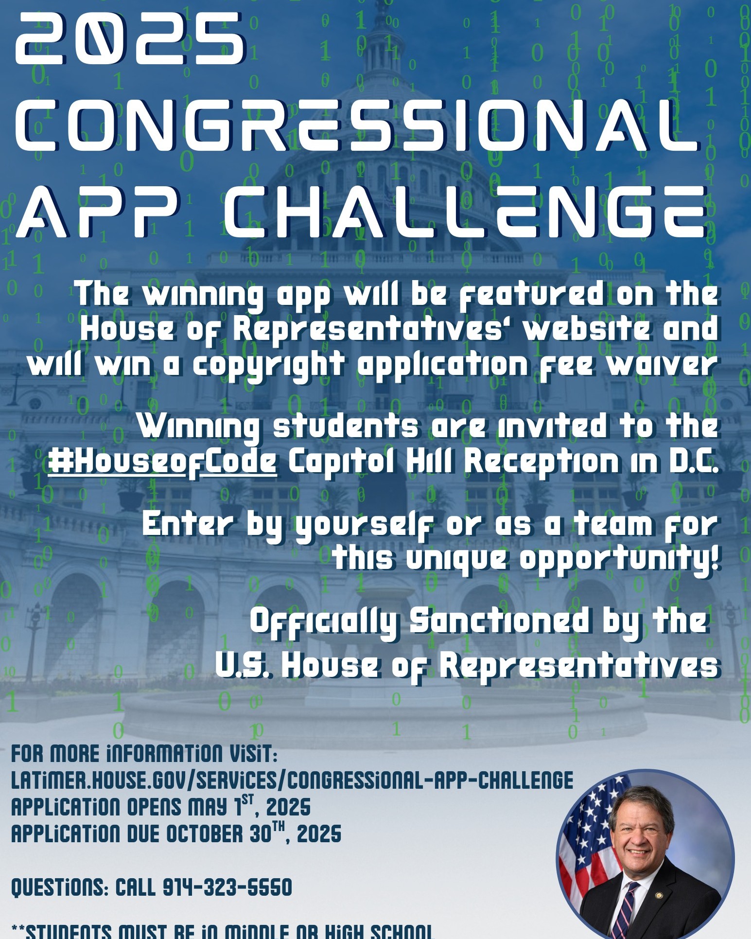 The 2025 Congressional App Challenge... - Rep. George Latimer | Facebook