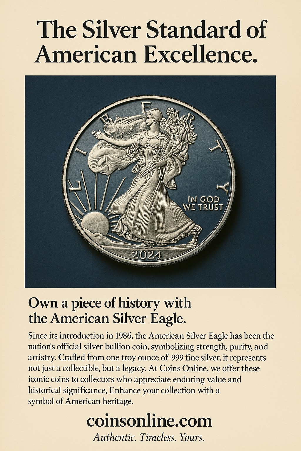CoinsOnline.com - 🇺🇸 The Silver Standard of American Excellence Since ...