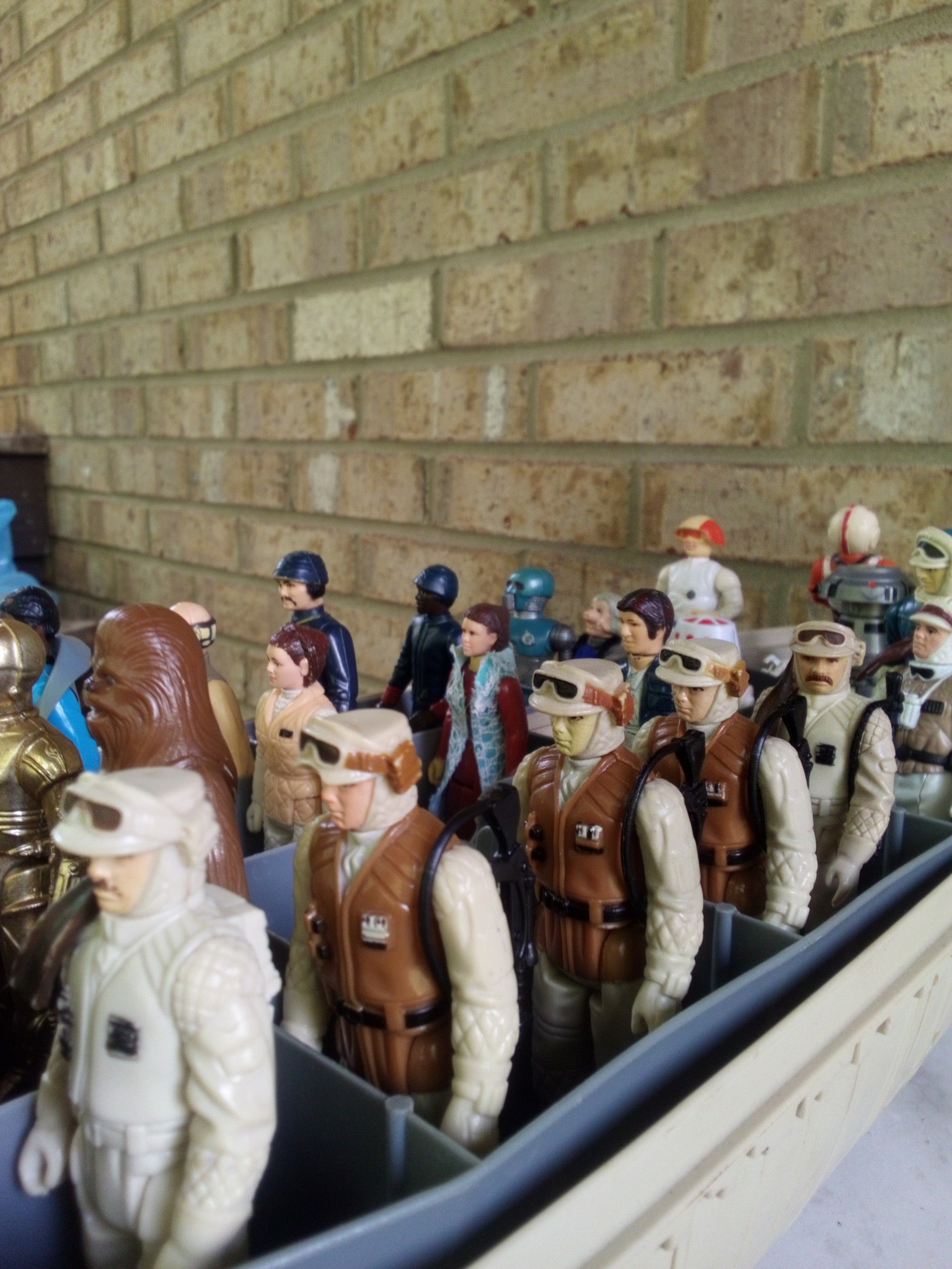 Figurine Star Wars Vintage – Rebel Trooper Hoth, Kenner 1980 Hong Kong – #2 B-19, Occasion
