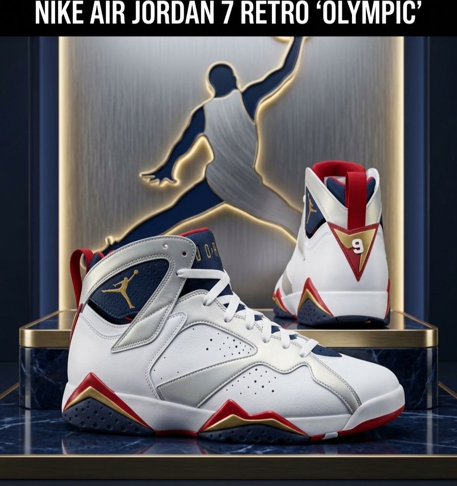Michael Jordan at the 1992 Olympic Games wearing the Air Jordan 7