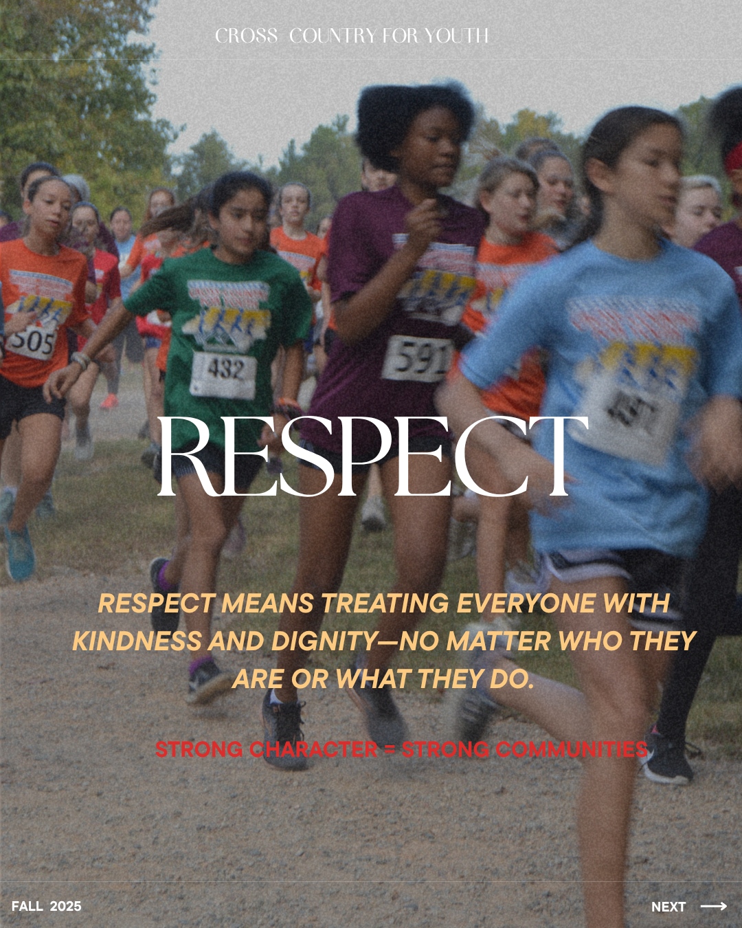 🤝 Respect: The Foundation of... - Cross Country For Youth | Facebook