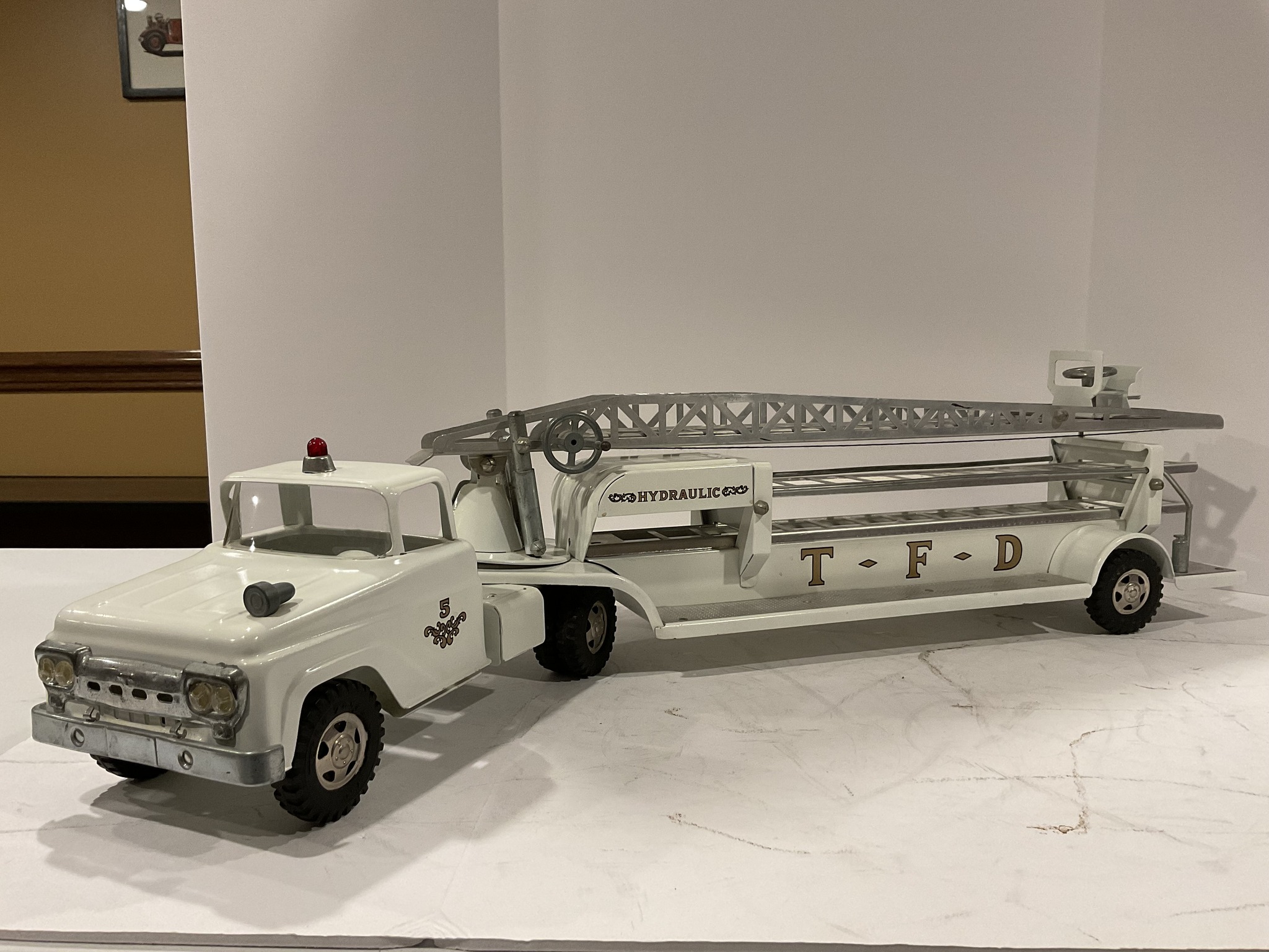 Vintage Tonka Jeep Pumper Fire Truck Ladders Only – Metal Red 1960s Style 4 thumbnail image