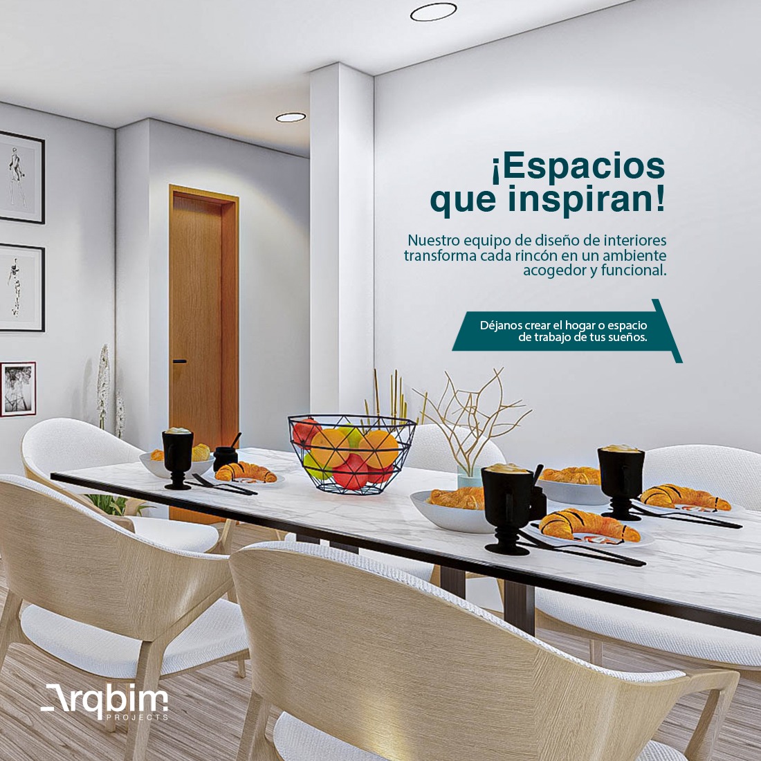 Arqbim - Nuestro equipo de diseño de interiores transforma cada rincón ...