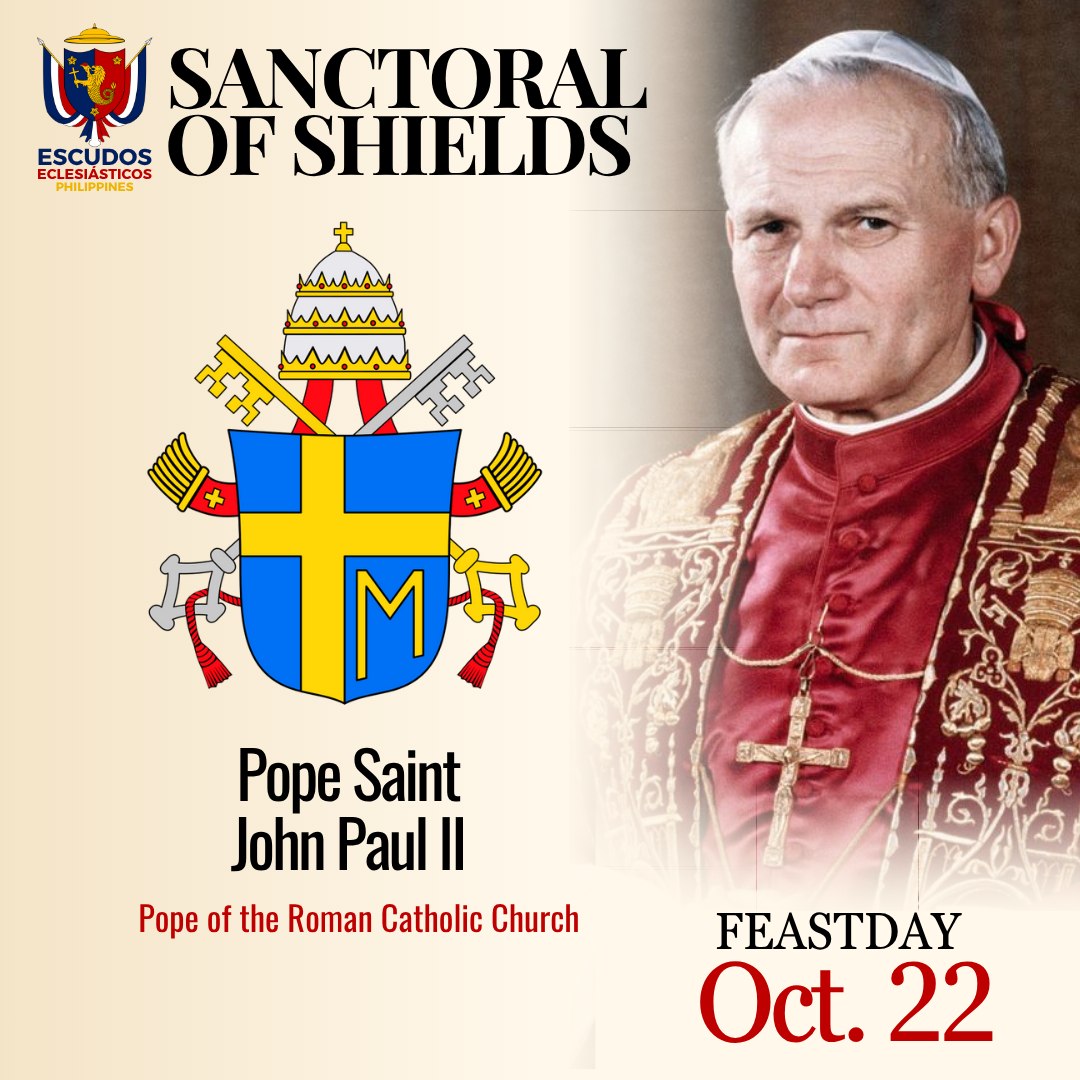 Escudos - : 📅 October 22 | Memorial of St. John Paul II “Do not be ...