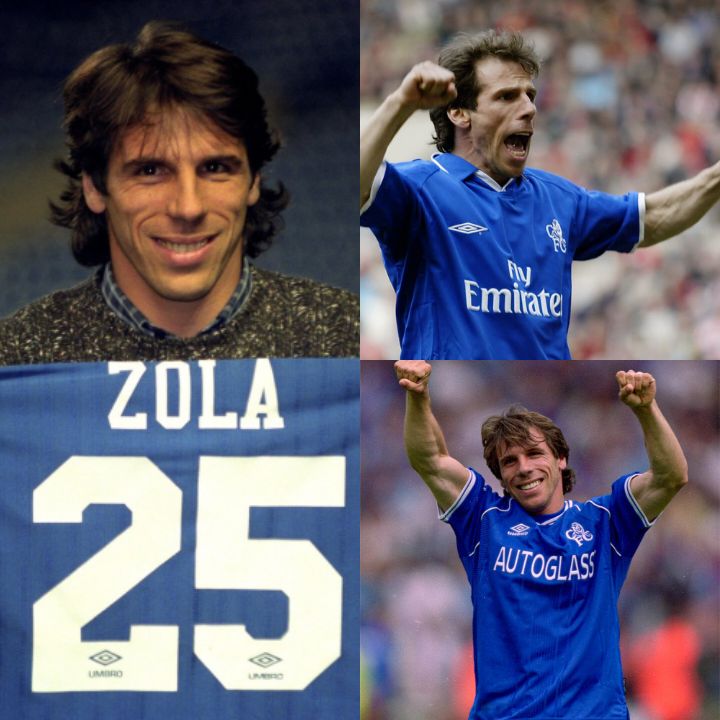 Gianfranco Zola's first Chelsea goal in 1996