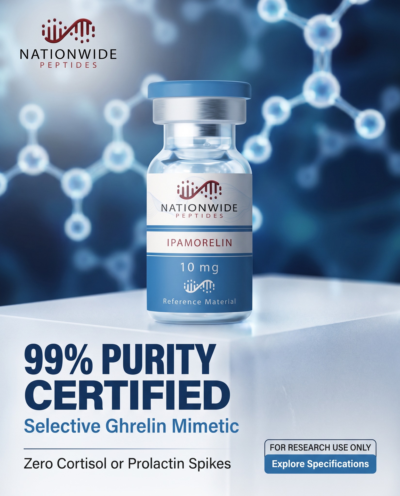 ipamorelin ghrelin Nationwide - Ipamorelin: a high-purity, stable pentapeptide for precise, research-grade growth hormone stimulation. . . https://www.nationwidepeptides.com/products/ipamorelin/ #NationwidePeptides Glutathione and Vitamin C CJC-1295 Size:1000 mcg/ml - 1 box (10amp. x 1ml) -Discount code N/A