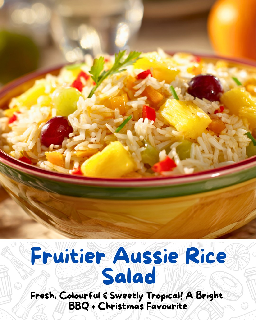 Easy - Fruitier Aussie Rice Salad: Extra fruity, extra festive, and ...