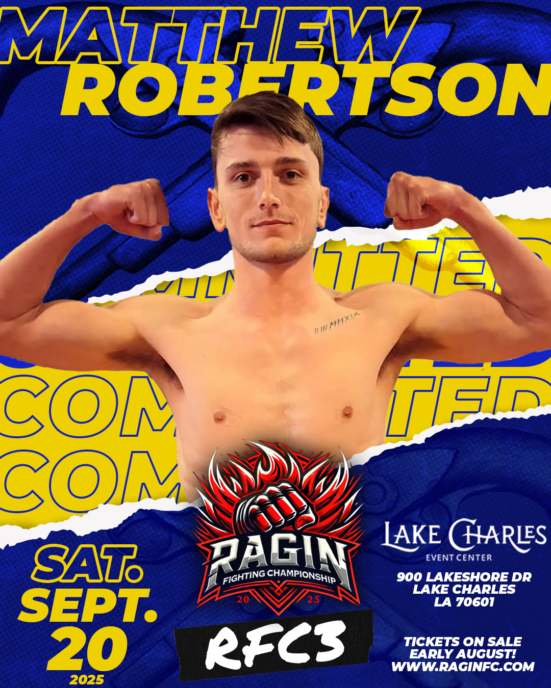 🚨 Fight fans, it’s official... - Ragin' Fighting Championship | Facebook