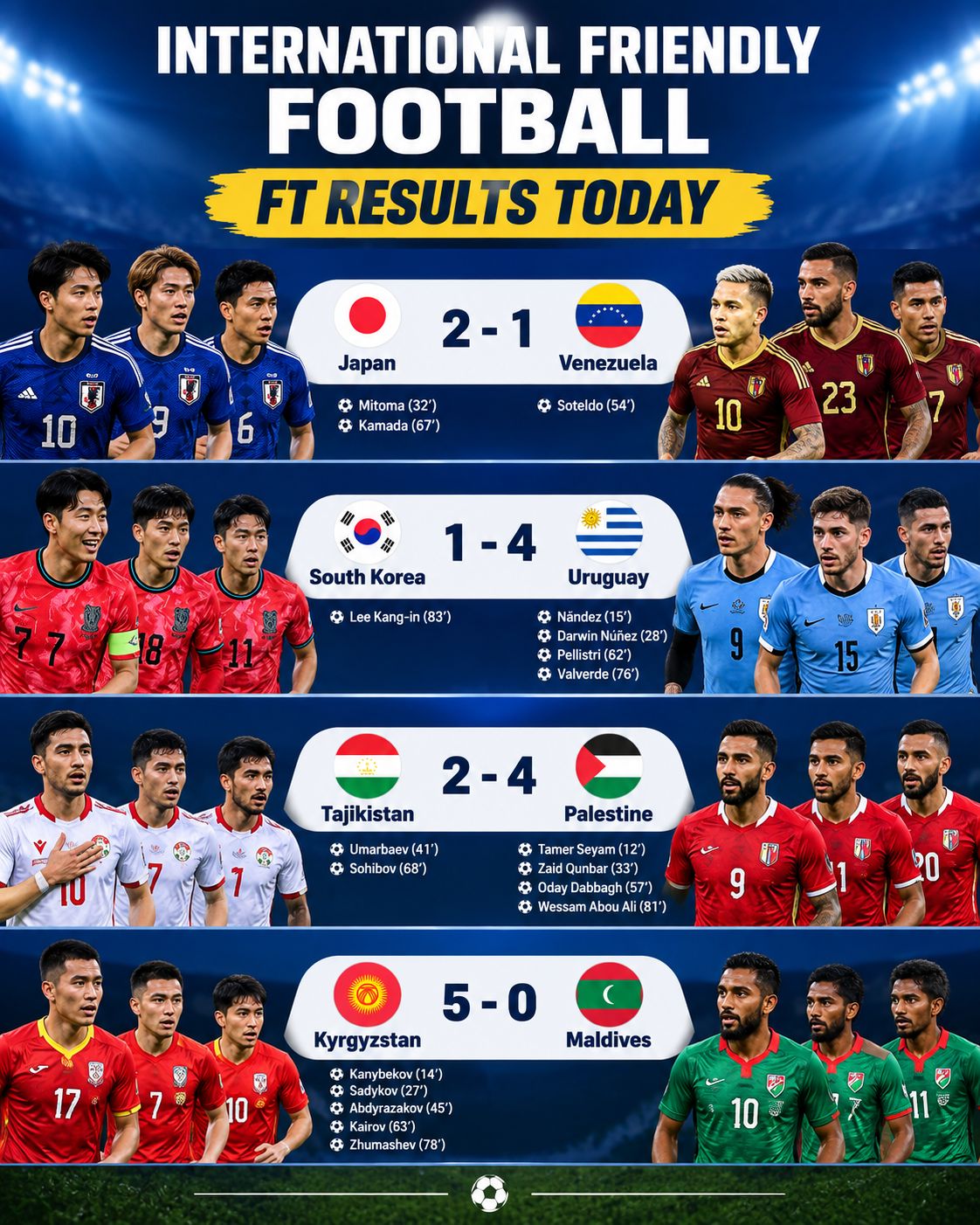 Tajikistan 2-4 Palestine: International Friendly Recap