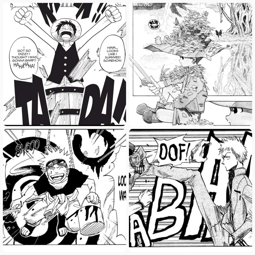 Impact of One Piece, Hunter x Hunter, Naruto, and Bleach on Shonen