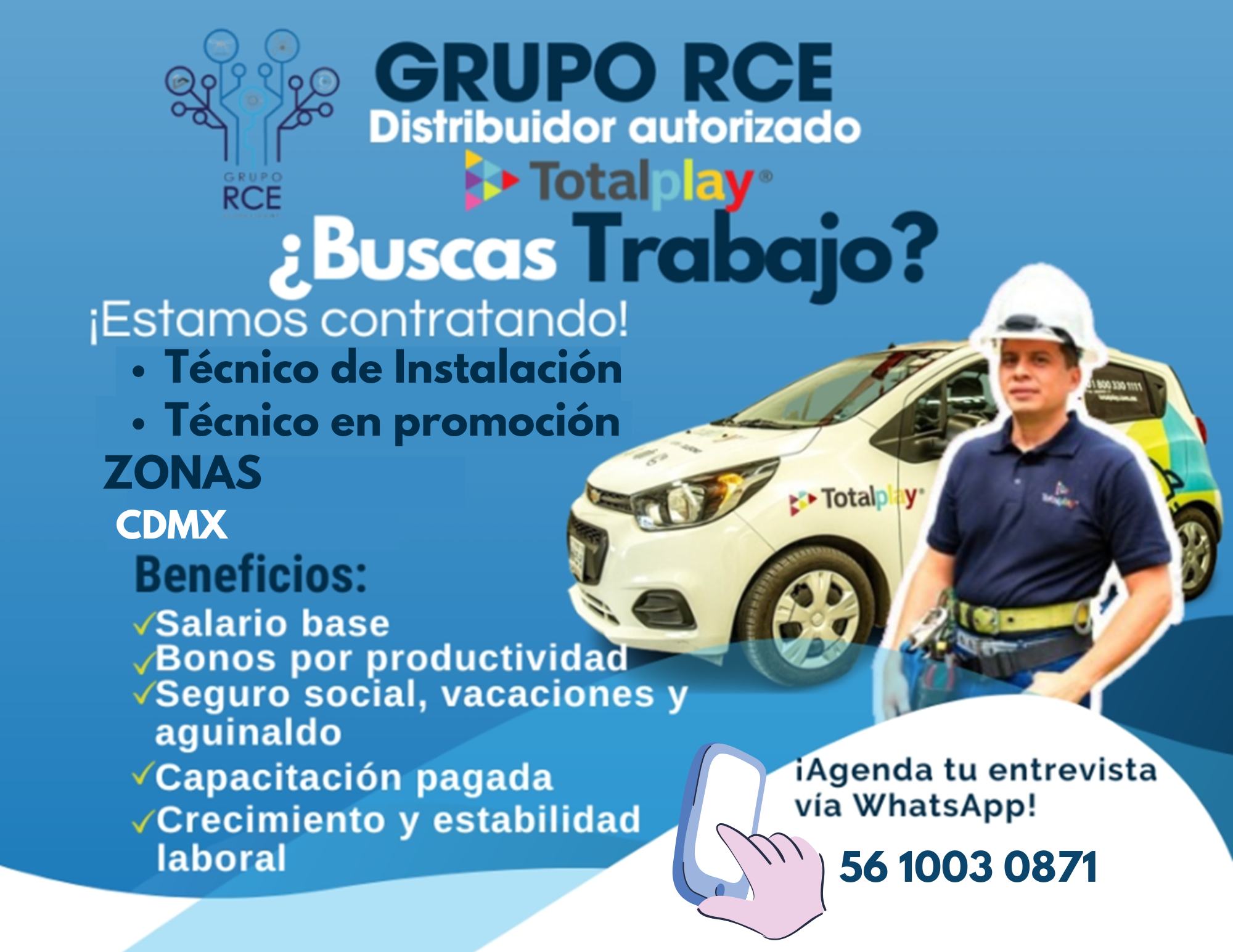 Reclutamiento Grupo RCE | Mexico City