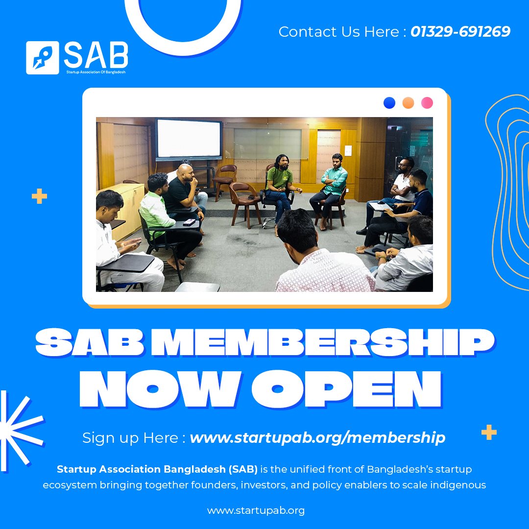 SAB Membership Now... - Startup Association of Bangladesh | Facebook