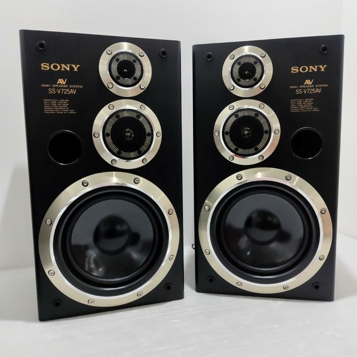 SONY SS-V725AV スピーカー 3way ACアダプター付き Sony SS-V725AV 3-Way Speaker System speakers - Japan ..👍