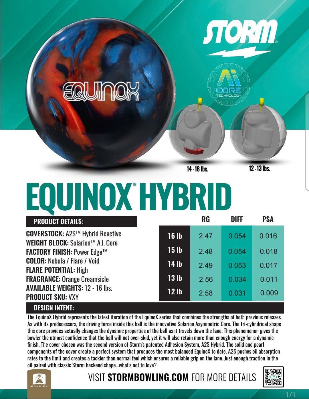 The EquinoX Hybrid. The Right Ball. More Often. ⚡️🌗 Available 9