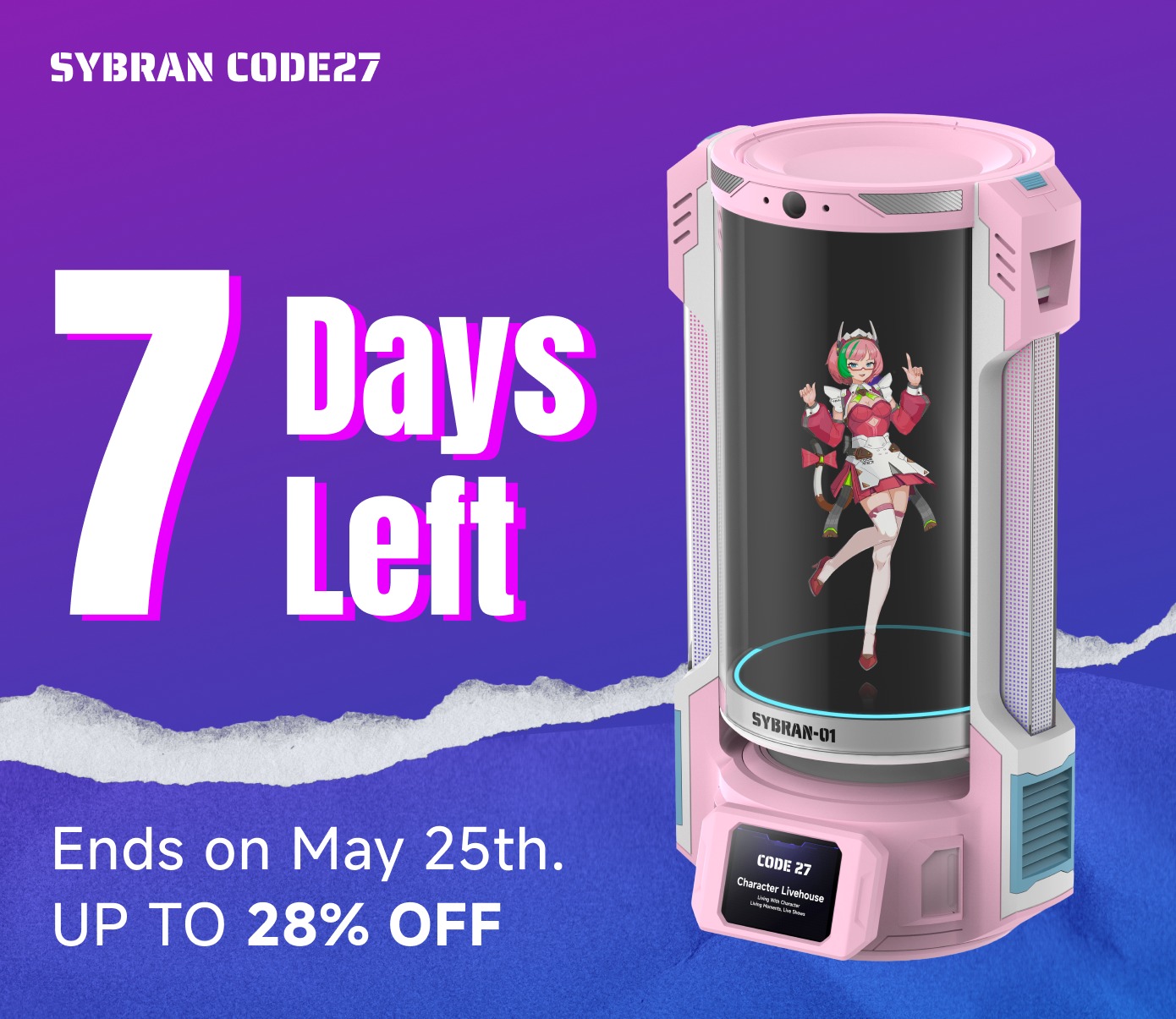 Code 27 - 🎉𝑶𝒏𝒍𝒚 𝟕 𝒅𝒂𝒚𝒔 𝒍𝒆𝒇𝒕 𝒖𝒏𝒕𝒊𝒍 𝒐𝒖𝒓 𝑲𝒊𝒄𝒌𝒔𝒕𝒂𝒓𝒕𝒆𝒓 𝒄𝒂𝒎𝒑𝒂𝒊𝒈𝒏... | Facebook