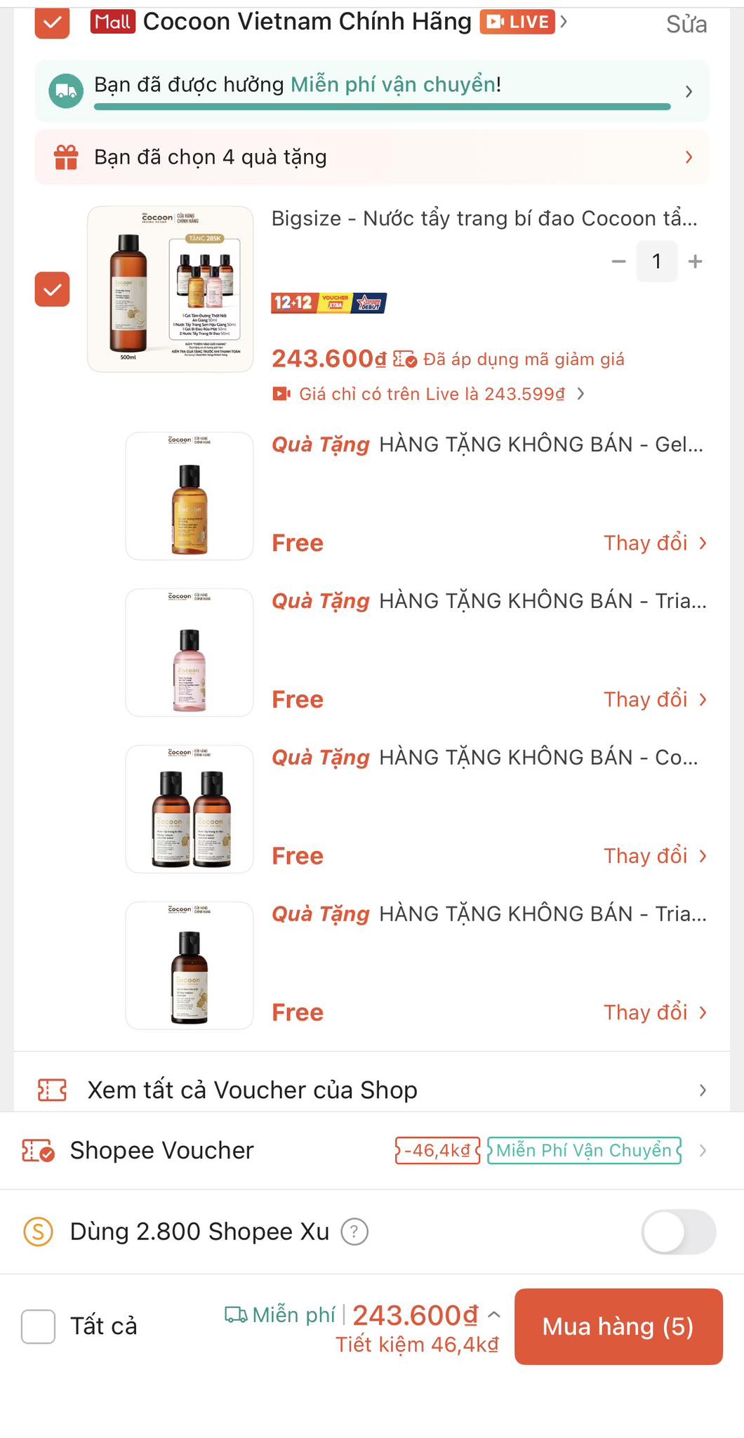 Thánh Riviu | COCOON bá:n dậy có lời k dậy😅 1 tặng 5 món cỡ này chài ơi ...