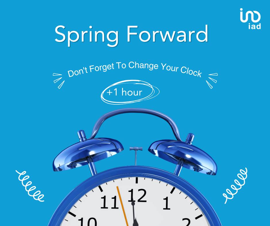 iad Florida - Don't forget to set your clocks forward one...