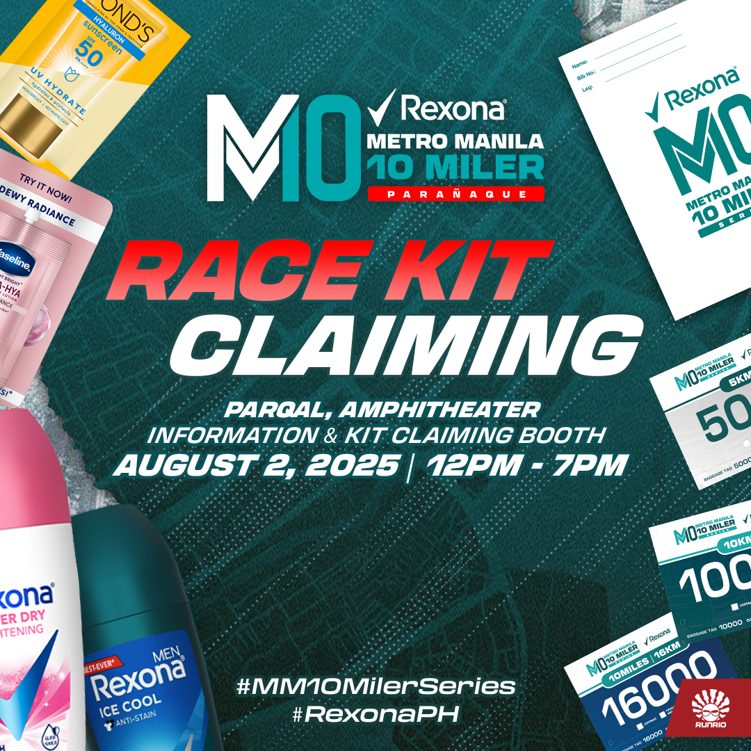 Rexona - Still haven’t claimed your race kits? Don’t worry — we’ve got ...