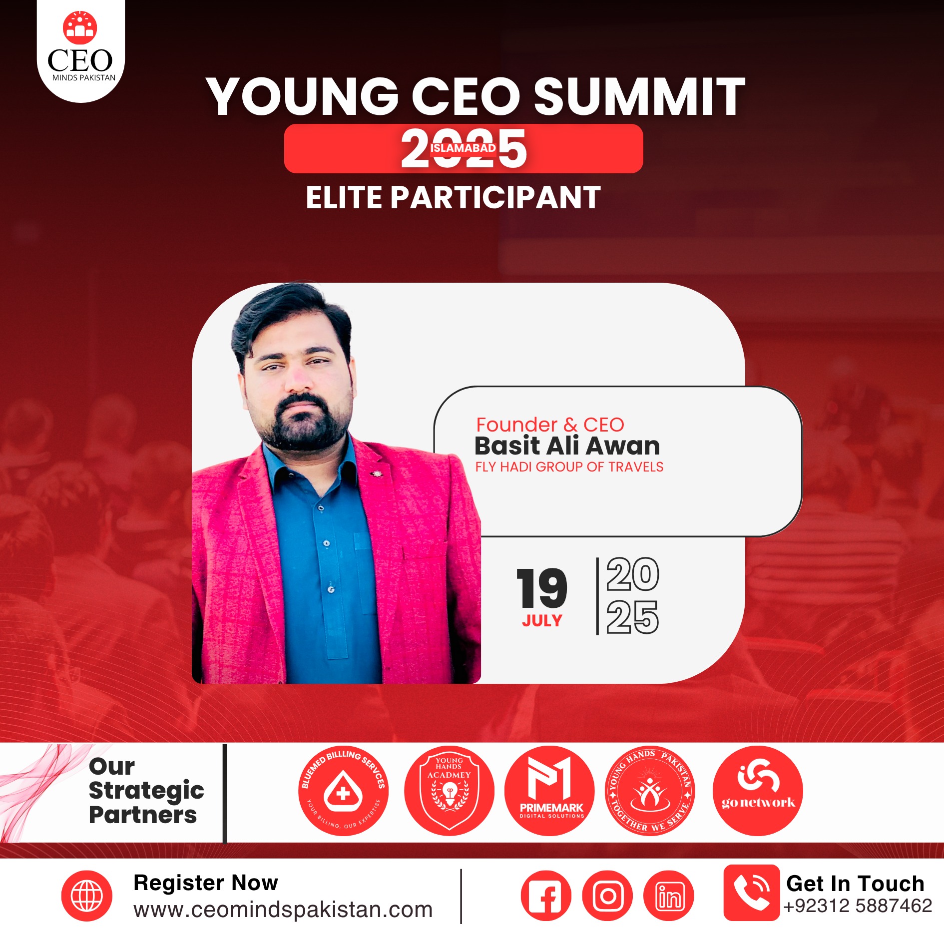 CEO - We are excited to welcome Mr. Basit Ali Awan, Founder & CEO of ...