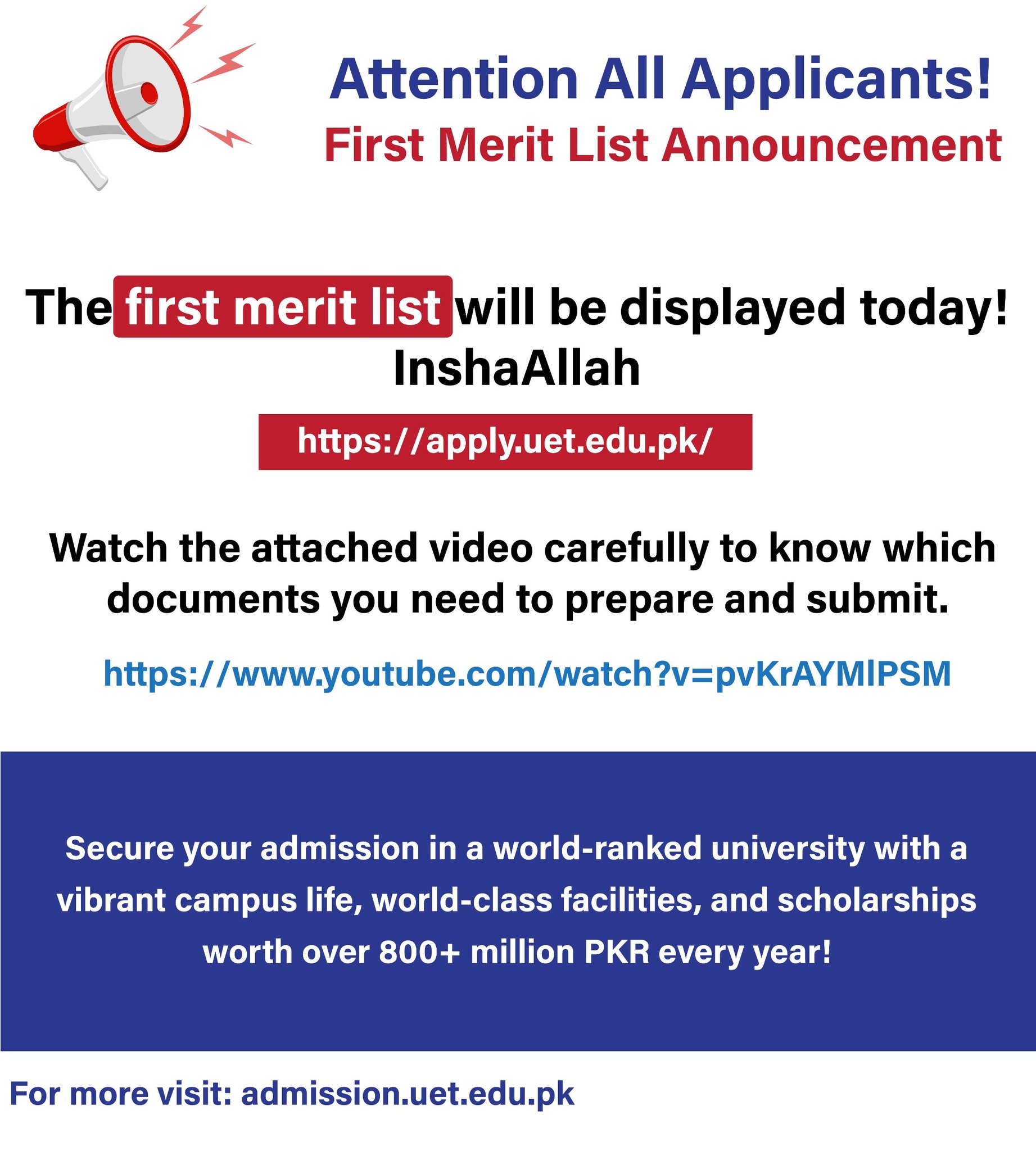 Admission - Which documents are required after first merit list? Watch ...