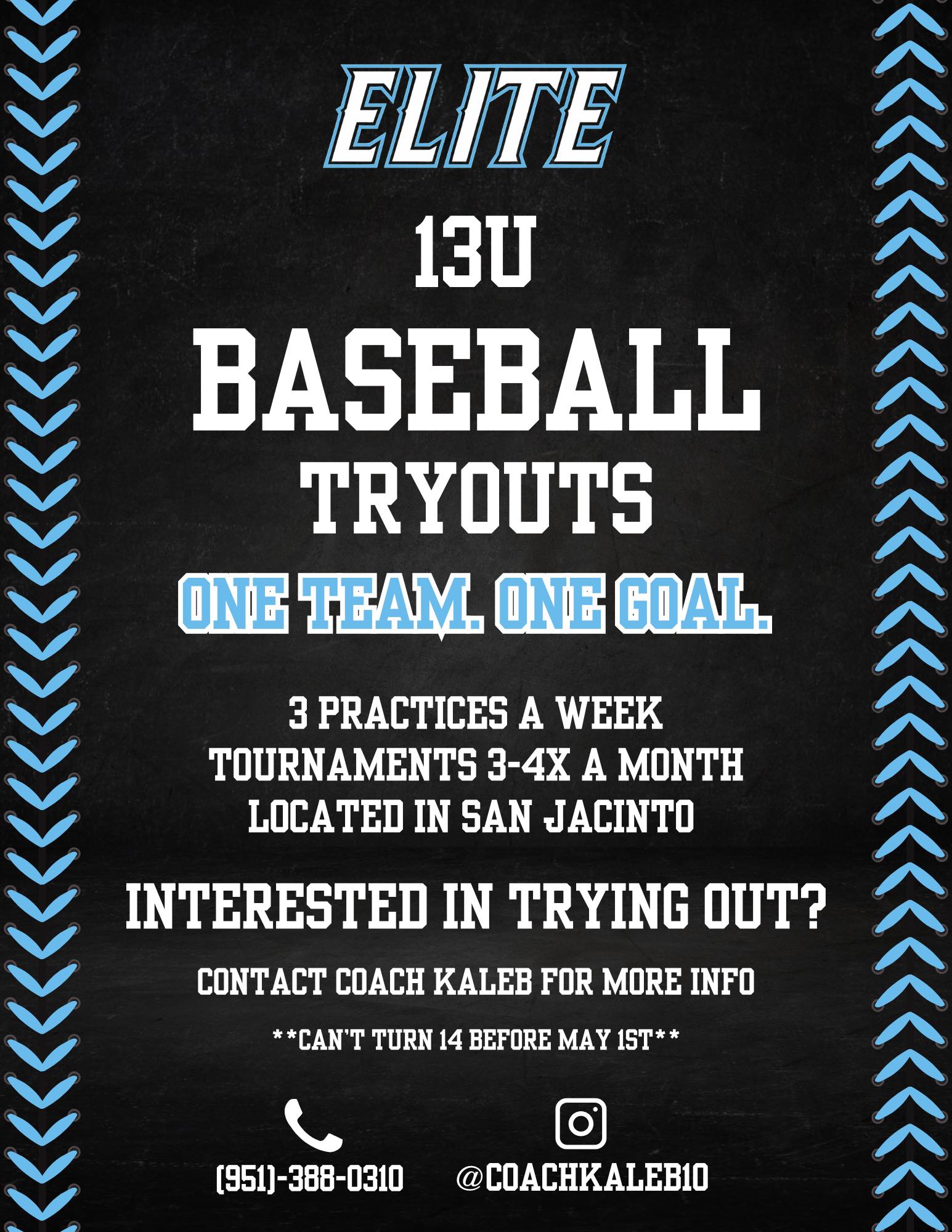 ⚾ Elite 13U Baseball Tryouts! | Facebook