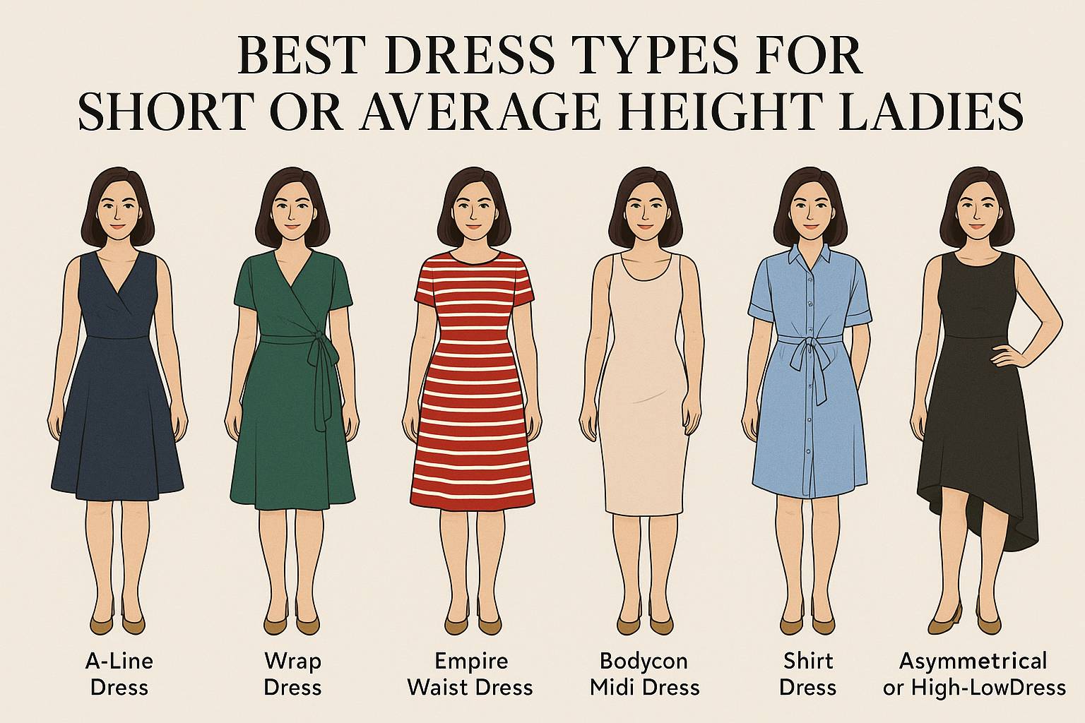 types of short dresses for ladies How to style a dress? style types of dresses