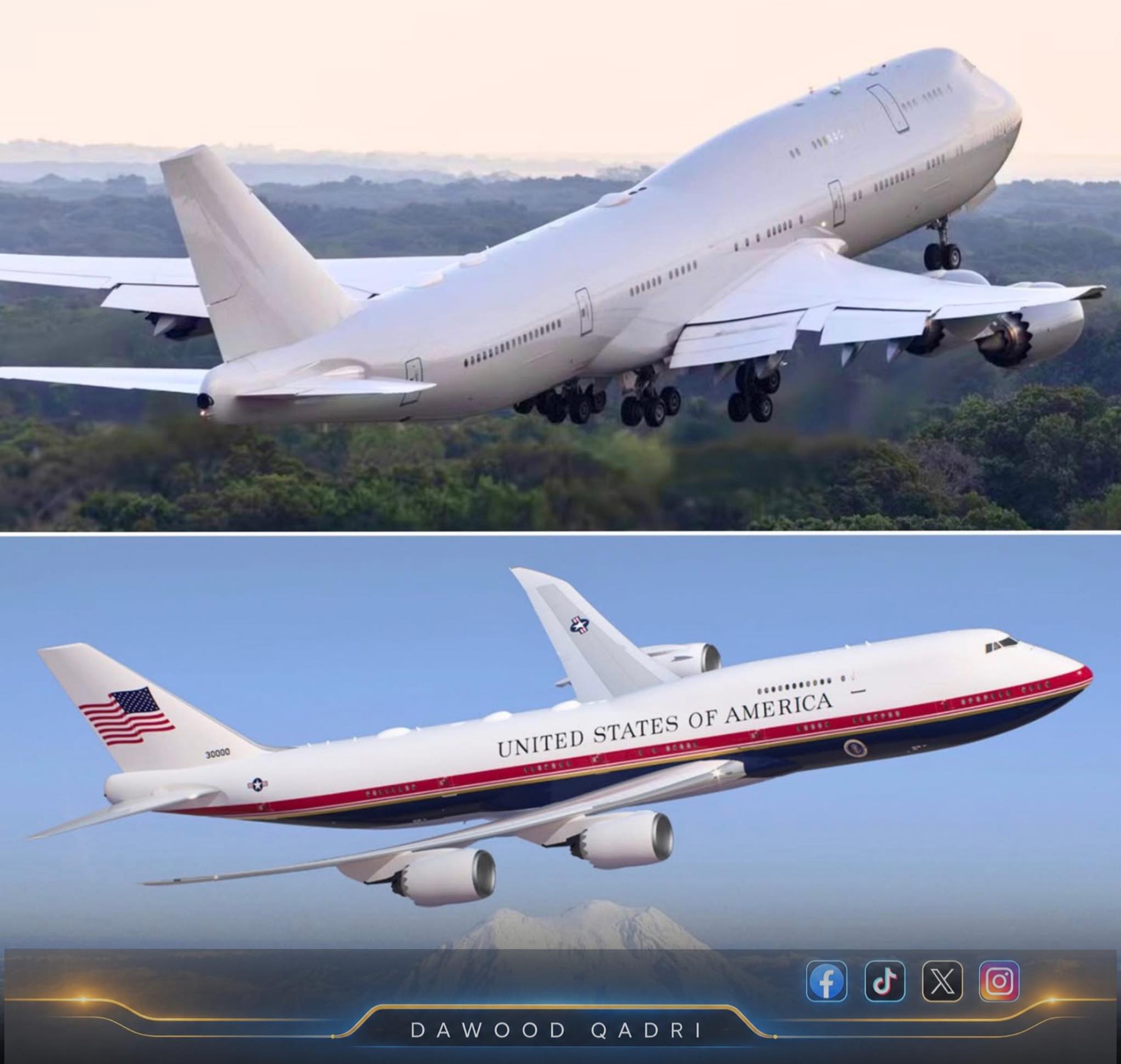 🇺🇸 NEW AIR FORCE ONE UNVEILED The Air Force just gave the public