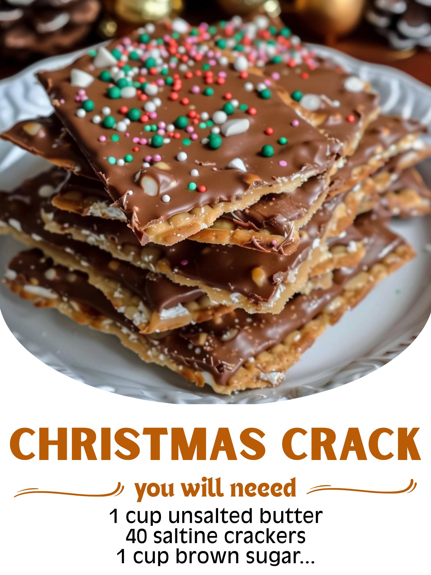 Recipes - 🎄🍫 Christmas Crack – Saltine Cracker Toffee Magic! 📝