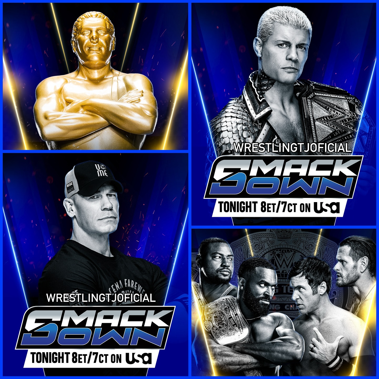 Alextreme - 🤼🔹WWE SMACK DOWN🔹🤼 Cartelera de WWE SmackDown 18 de Abril ...