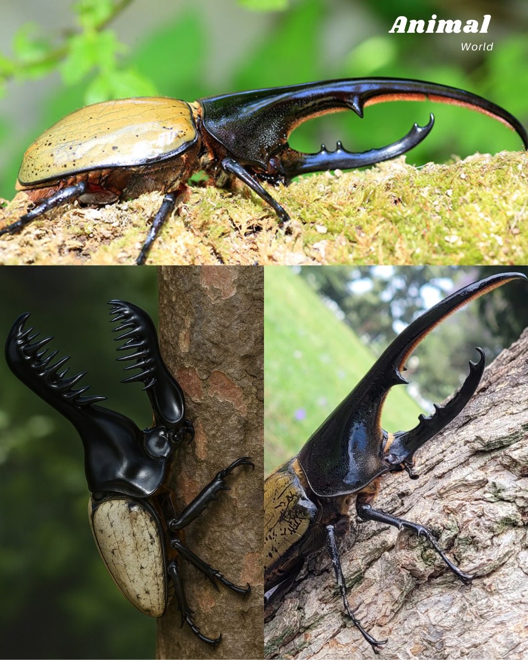 Animal - 🪲 Hercules Beetle – Nature’s Living Powerhouse One of the ...