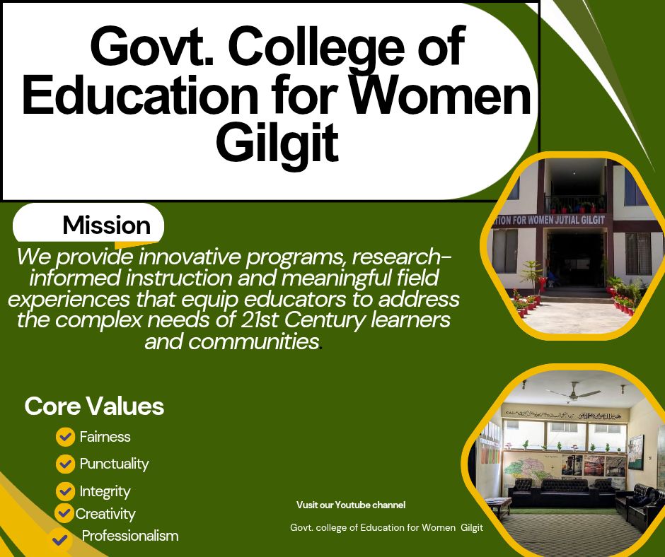 Government College of Education for Women Gilgit | Gilgit