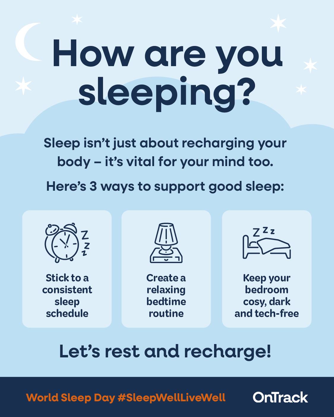 OnTrack - It’s World Sleep Day – how are you prioritising rest for your ...