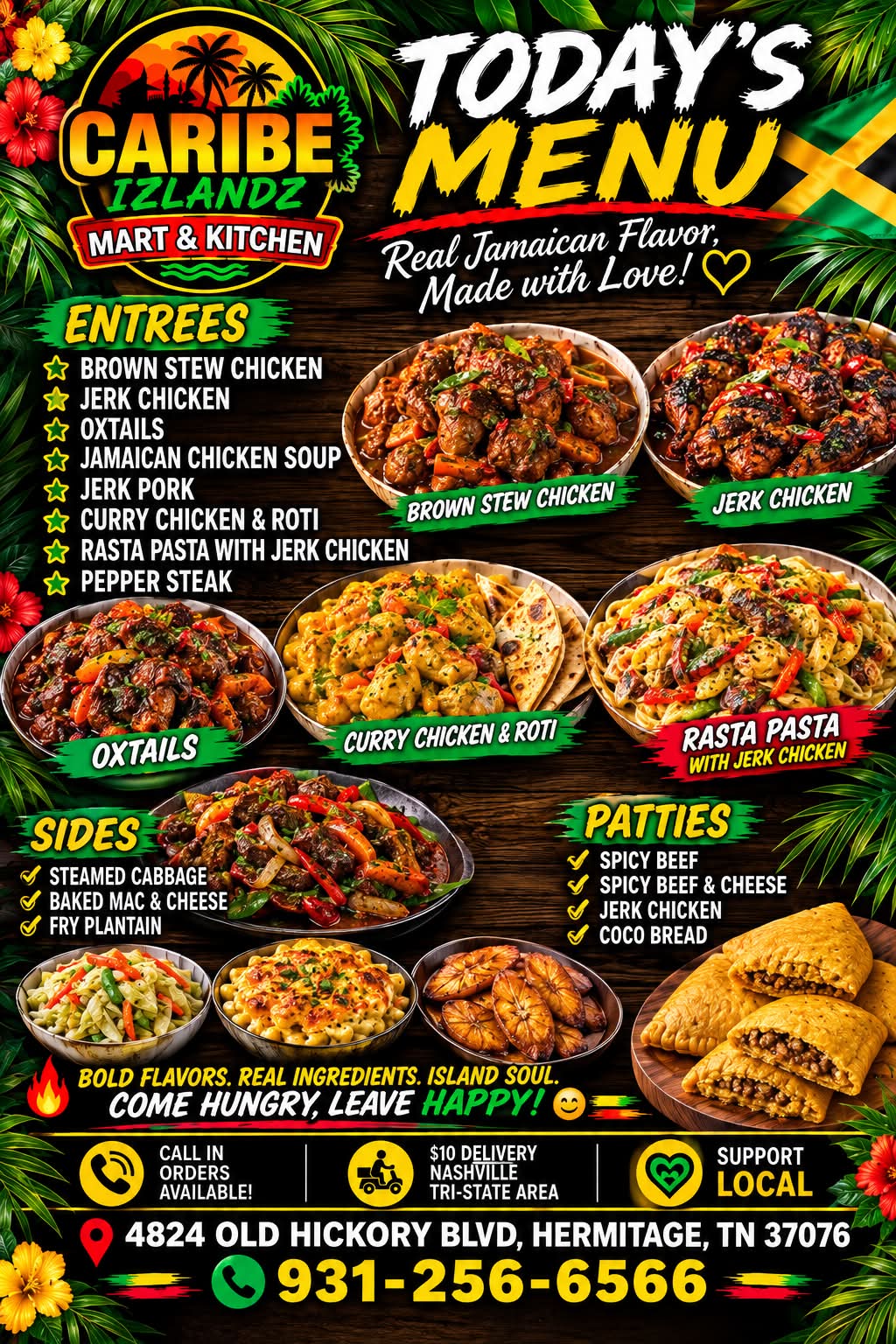 Caribe Izlandz serves Jamaican food in Nashville