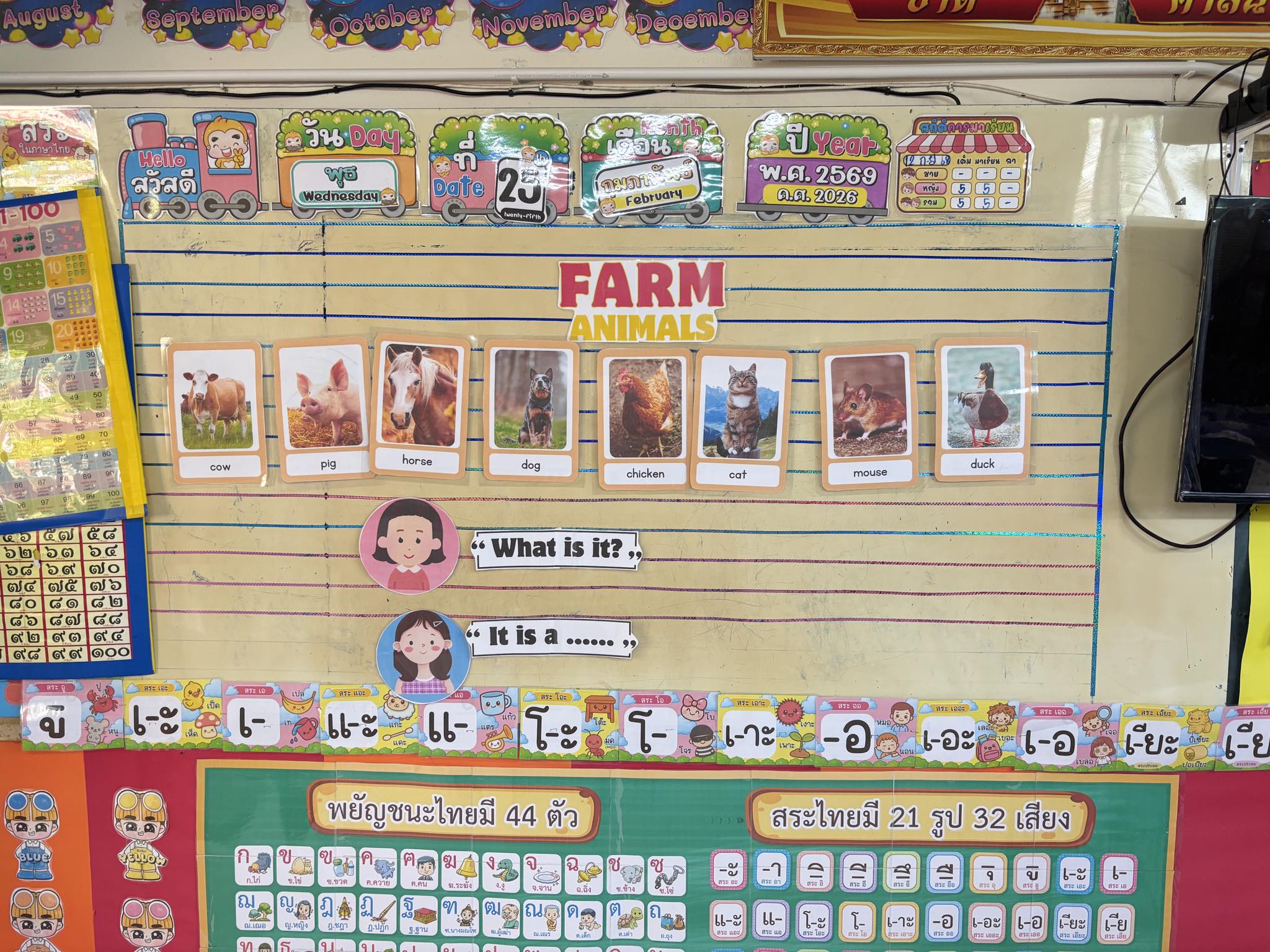 ชั่วโมงภาษาอังกฤษ ป.1 วันนี้ 🐄🐑🐔... - คุณคูล - EduSheet Space | Facebook