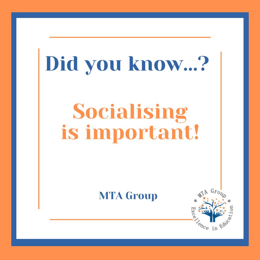 🥳 Socialising is important!... - Tutoring Academy Group