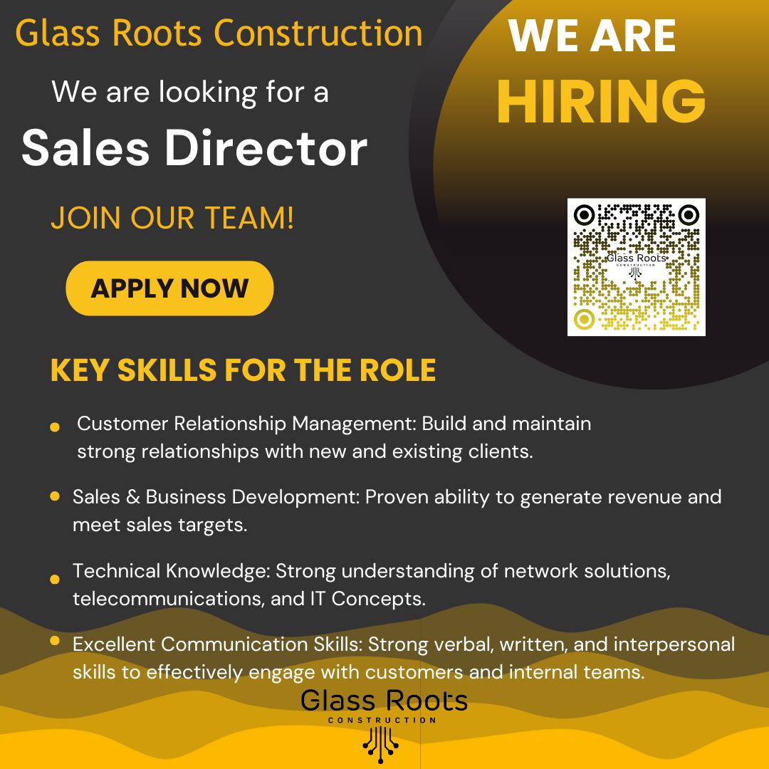 Glass - We're Hiring! Join the Glass Roots Construction Team! Are you ...