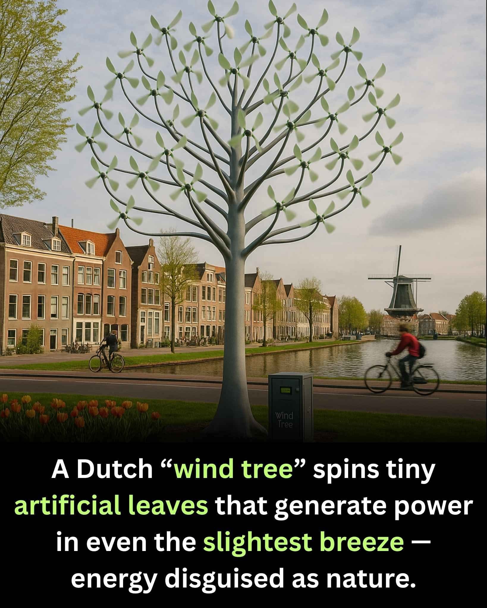 In the Netherlands, engineers have created a stunning mix of art