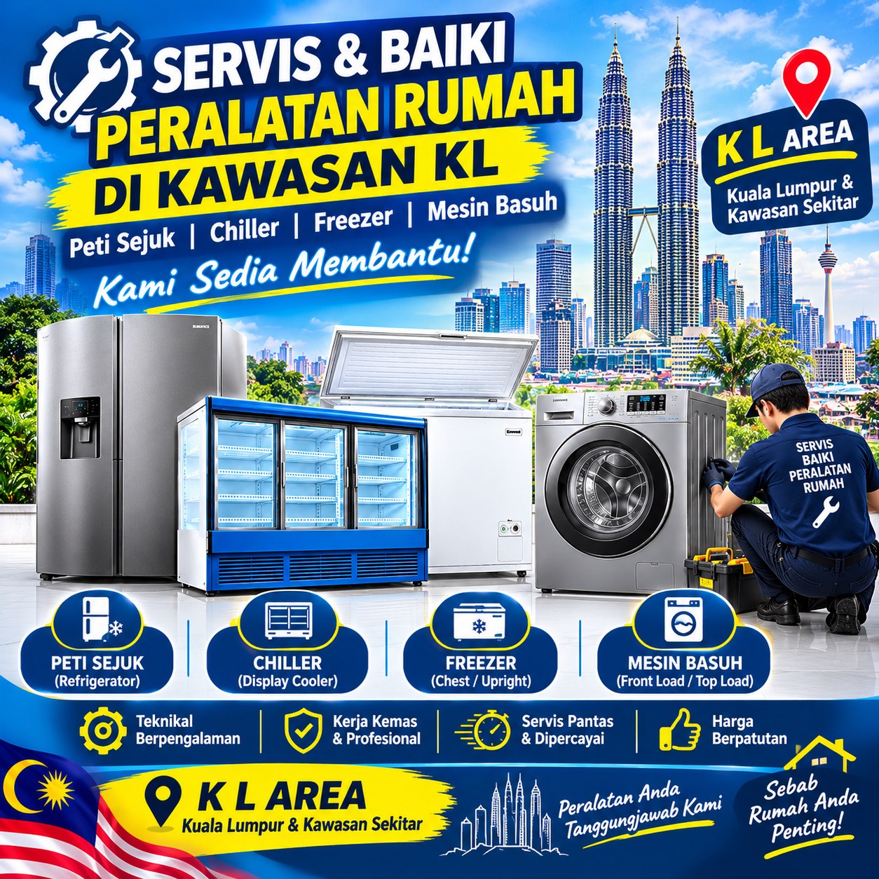 KL Appliance Service & Repair on Reels