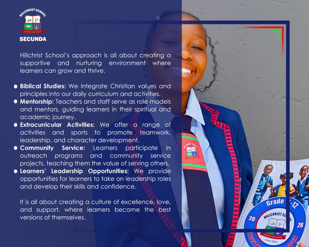 Hillchrist.Primary.High School | Secunda