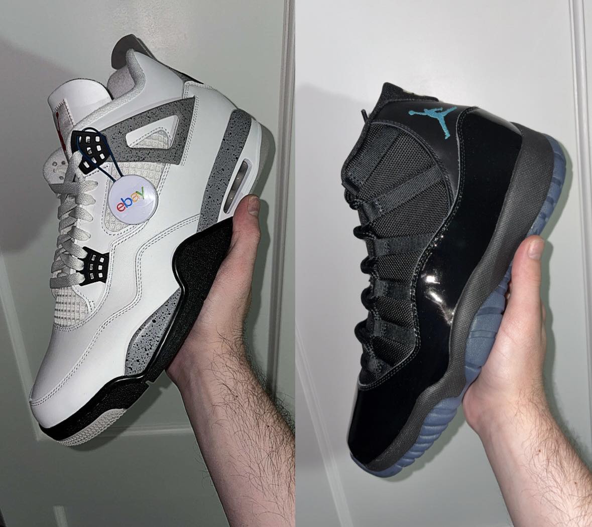 SAYS PICK 1….RETRO 11 “BLACK/RED” OR RETRO 11 “SPACE JAM”