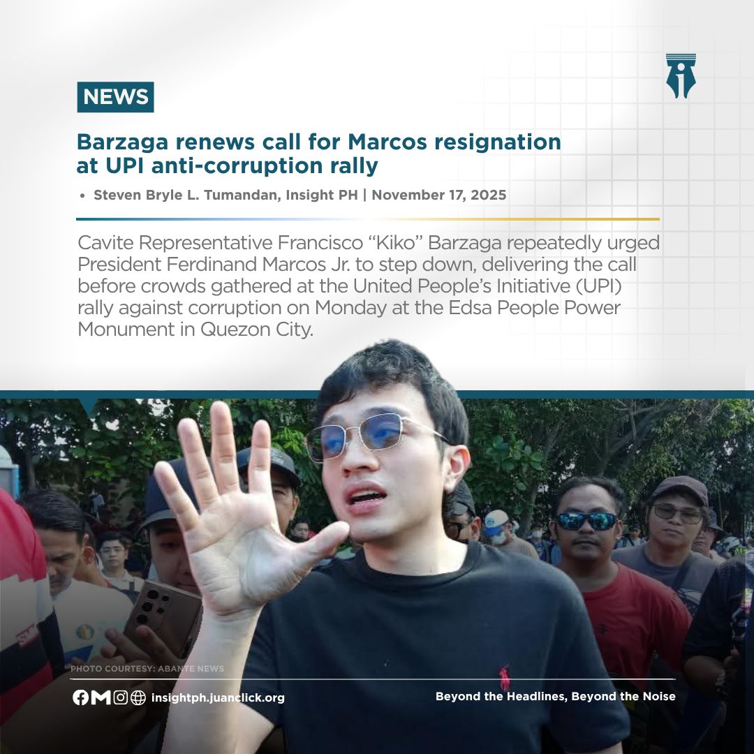 Insight PH - NEWS | Barzaga renews call for Marcos... | Facebook