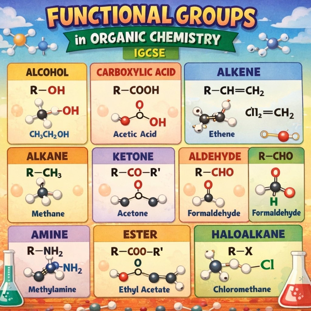 🧪 Functional Groups in Organic... - ProTech Education | Facebook