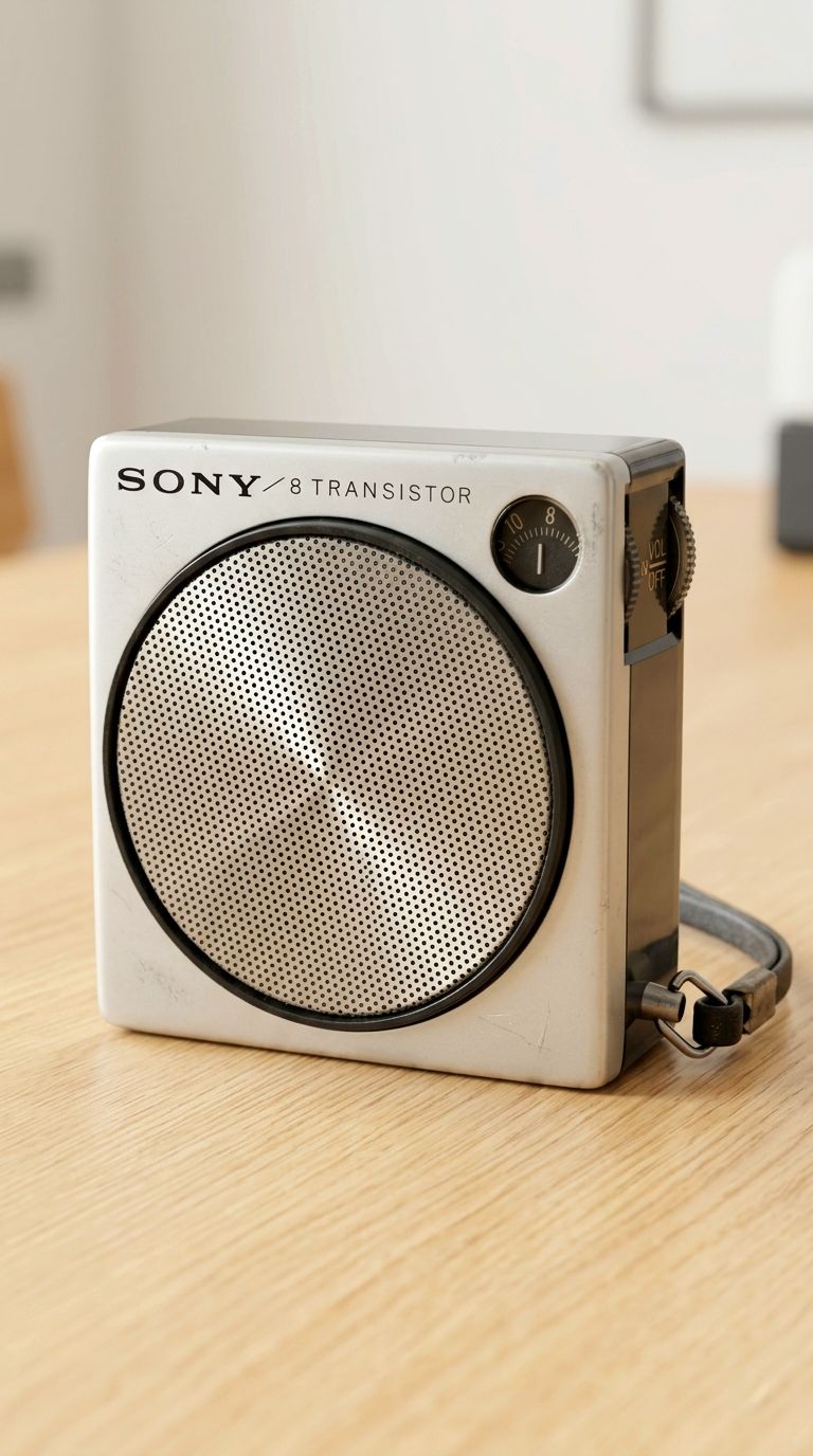 Sony TR-826 8-transistor radio from 1963