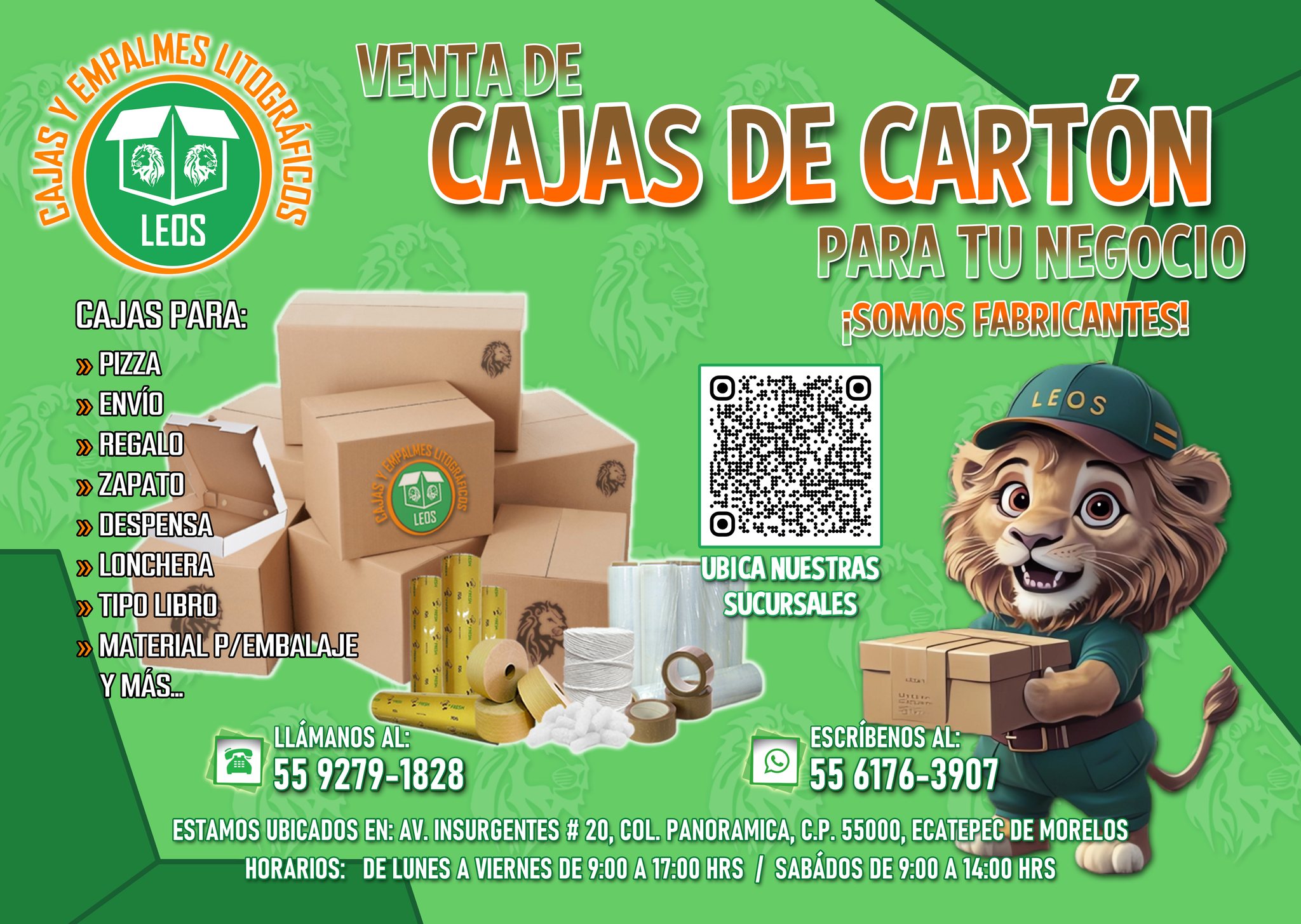 Cajas Leos Ecatepec